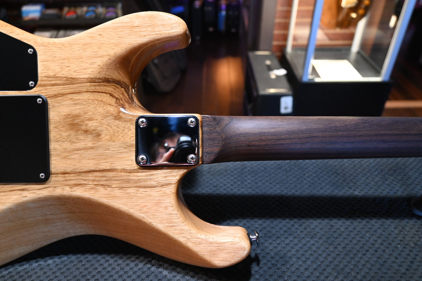 Suhr Custom Modern Black Limba/Rosewood Neck - Aqua Blue Burst Guitar #6330 - Danville Music