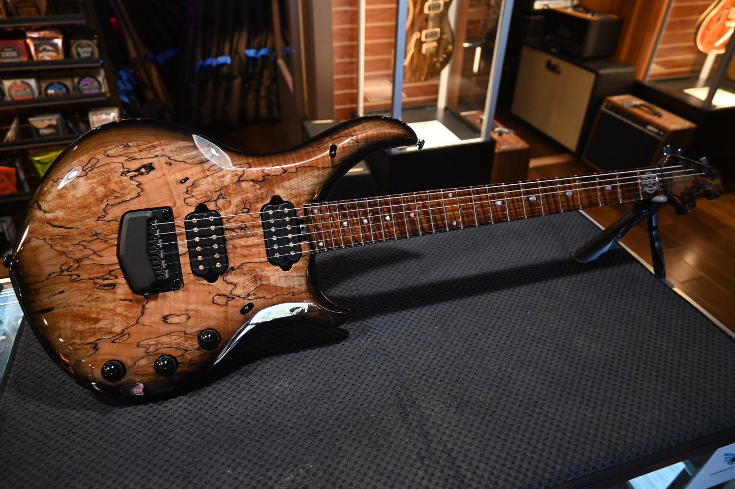 Music Man Majesty Maple Top 6-String - Spiced Melange Guitar #7091 - Danville Music