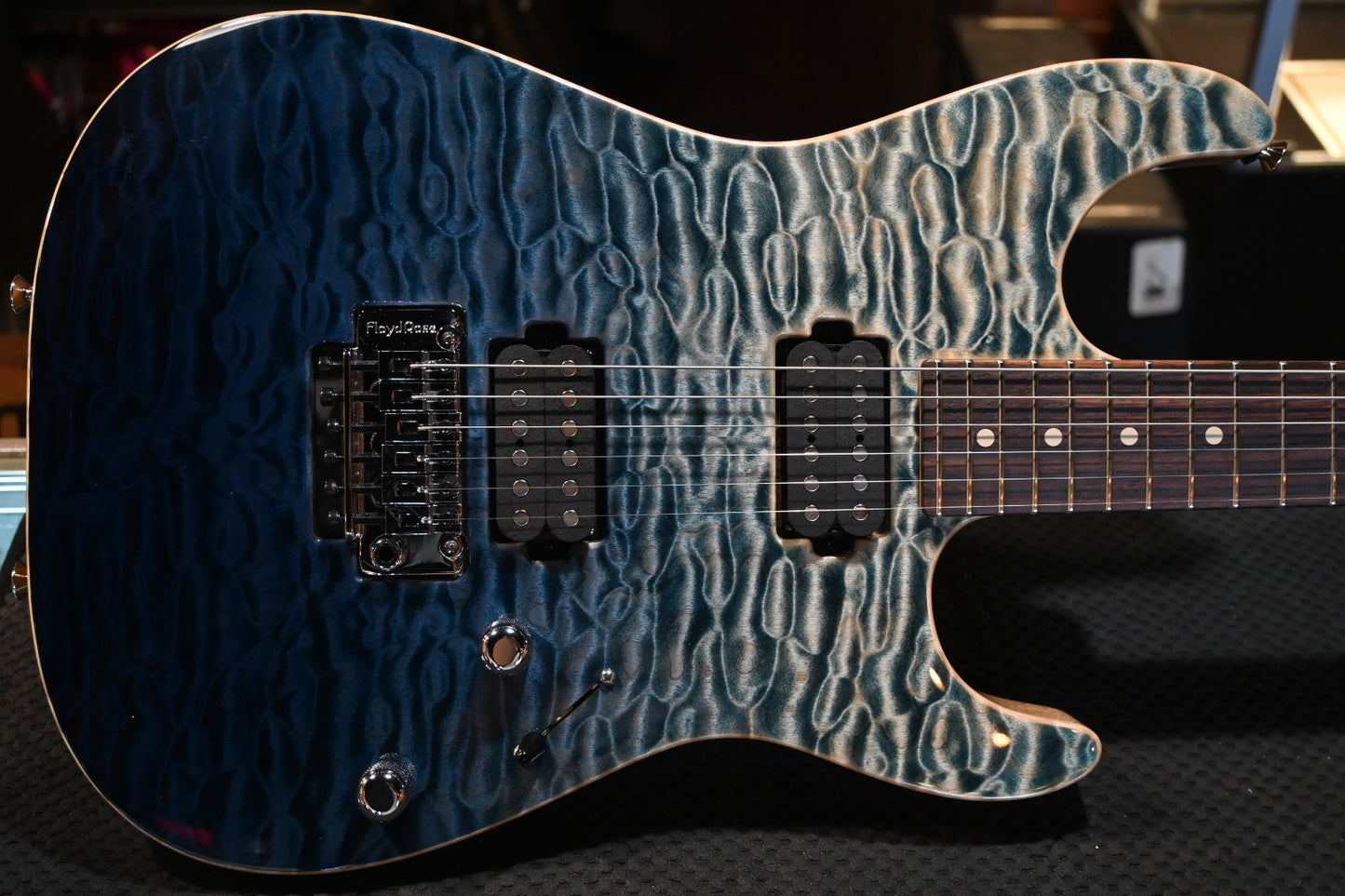 Tom Anderson Drop Top - Arctic Blue Surf Guitar #322P - Danville Music