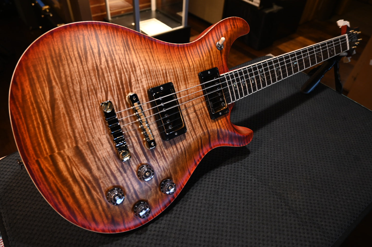 PRS Wood Library McCarty 594 Korina Back and Neck - Autumn Sky Satin Guitar #7609 - Danville Music