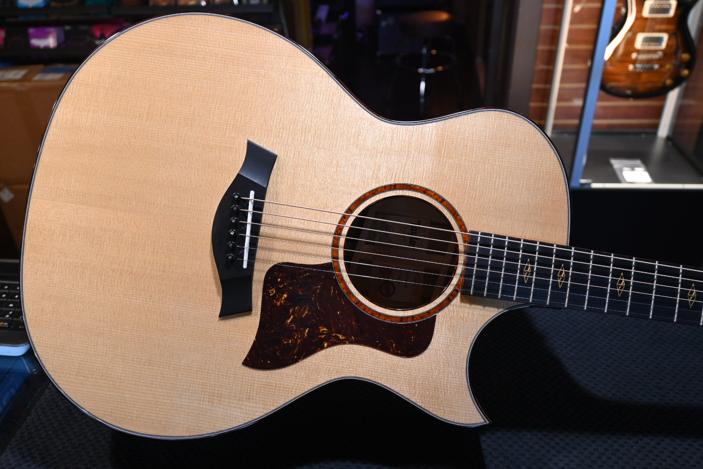 Taylor Custom GA Torrefied Spruce/Blackheart Sassafras Guitar #2191 - Danville Music