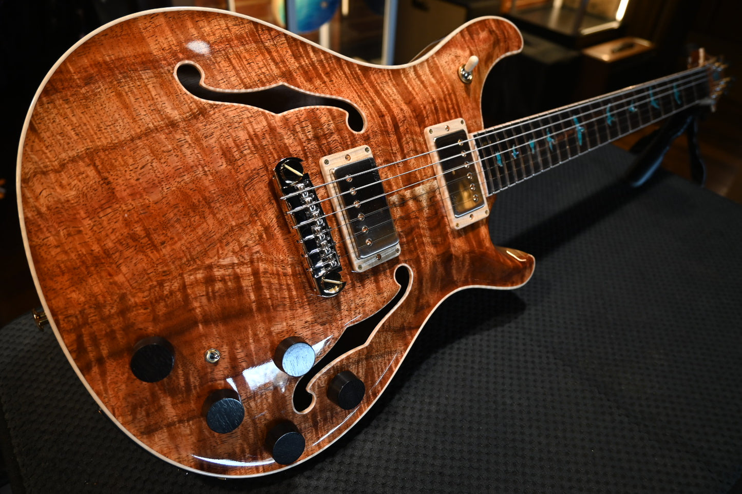 PRS Private Stock McCarty 594 Hollowbody II Piezo Koa - Natural Guitar #10210 - Danville Music