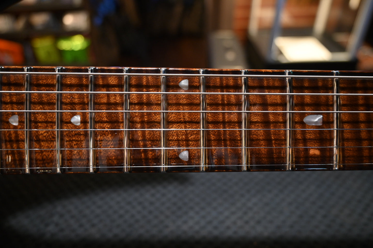 Music Man Majesty Maple Top 6-String - Spiced Melange Guitar #7091 - Danville Music