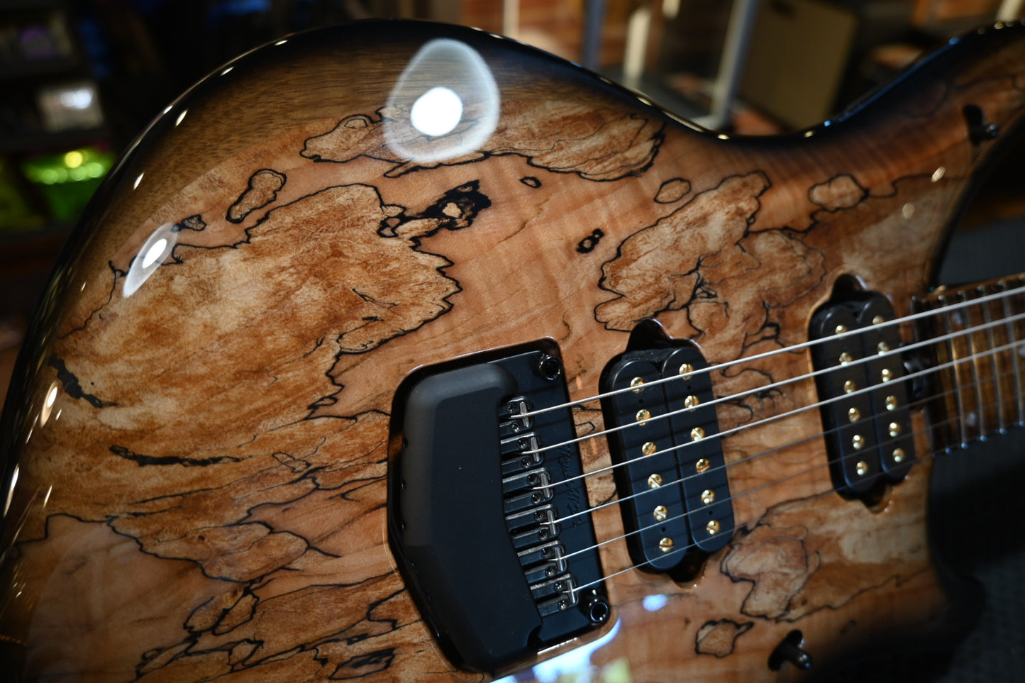 Music Man Majesty Maple Top 6-String - Spiced Melange Guitar #7091 - Danville Music
