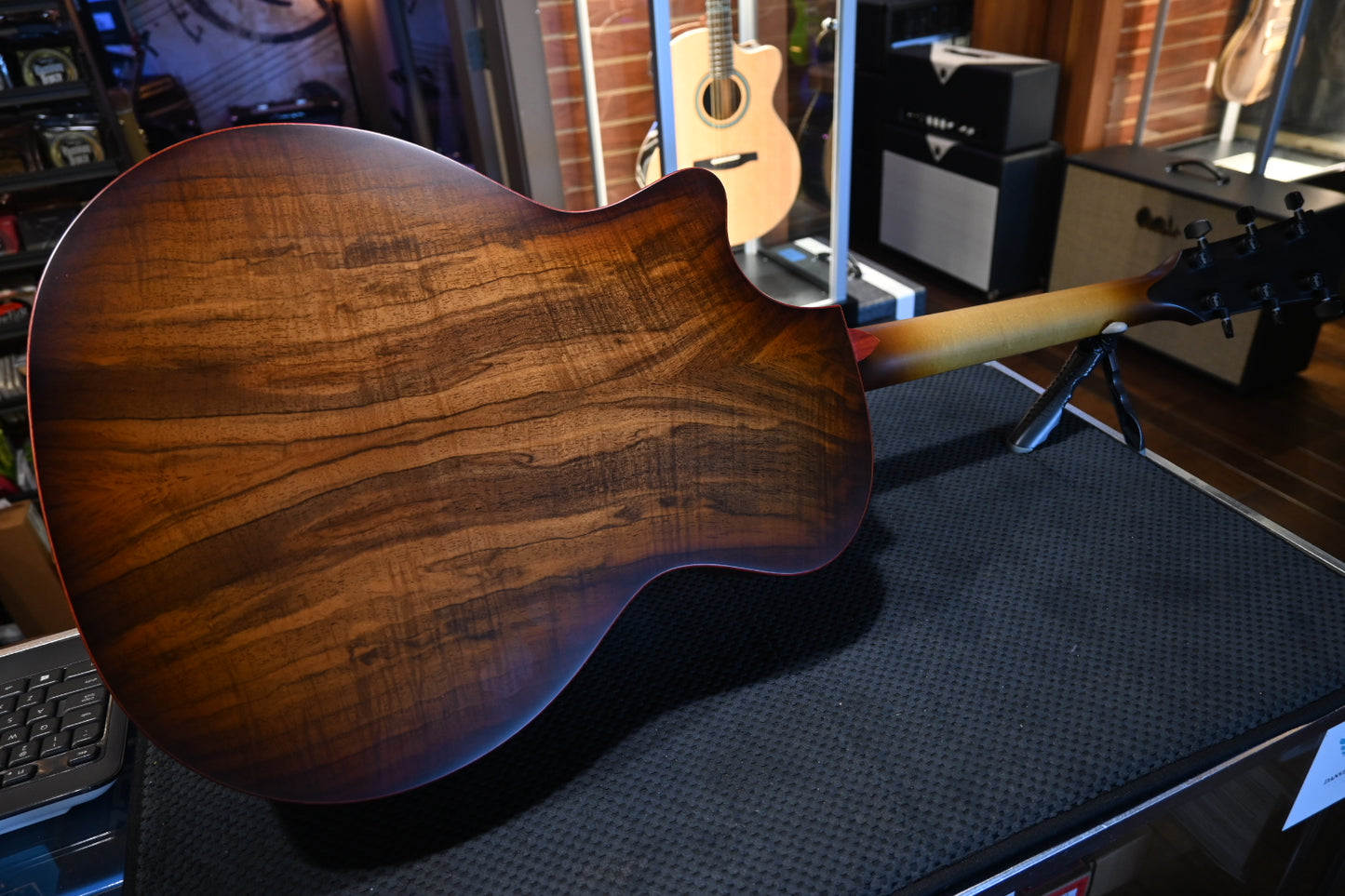 Taylor Custom GA Stripy Sinker Redwood/Queen’s Walnut Guitar #2185 - Danville Music