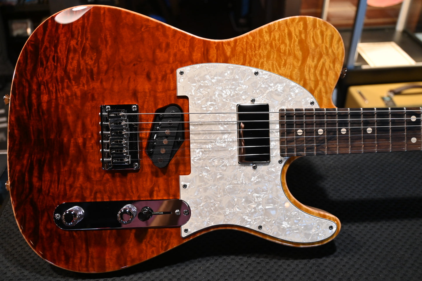 Tom Anderson Top T Classic - Fire Wipeout Guitar #222N - Danville Music
