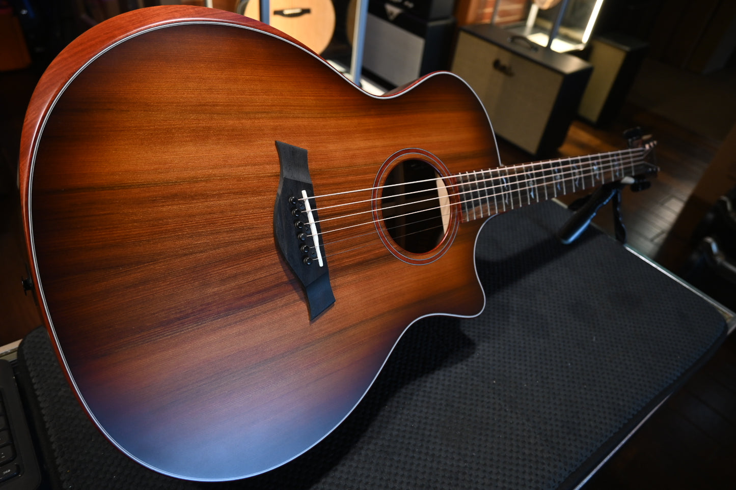 Taylor Custom GA Stripy Sinker Redwood/Queen’s Walnut Guitar #2185 - Danville Music