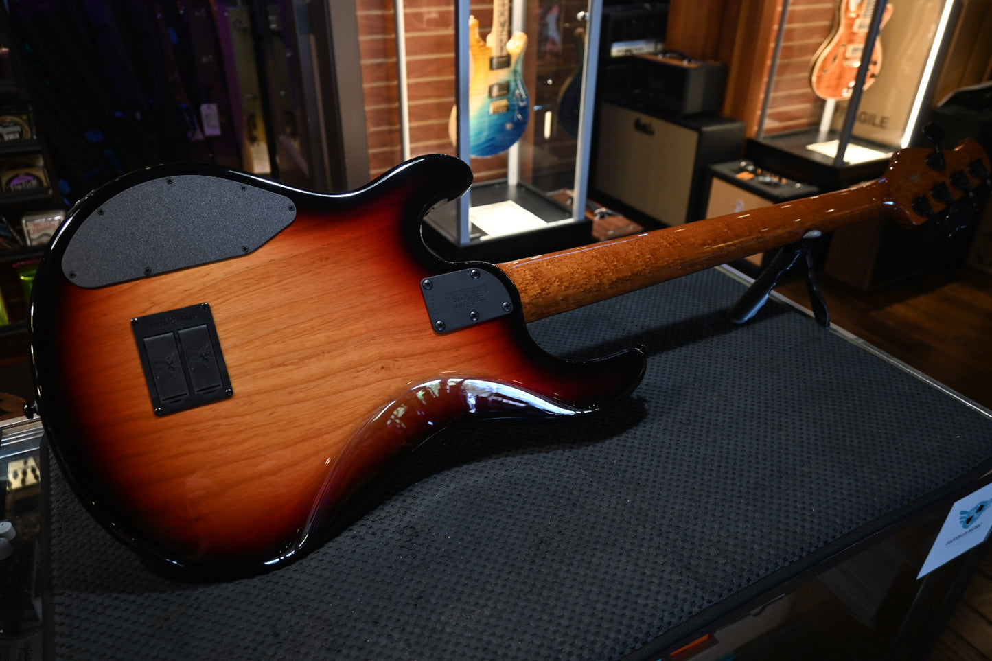 Music Man Stingray 5 35th Anniversary H - Spalted Sunburst Bass #9443 - Danville Music