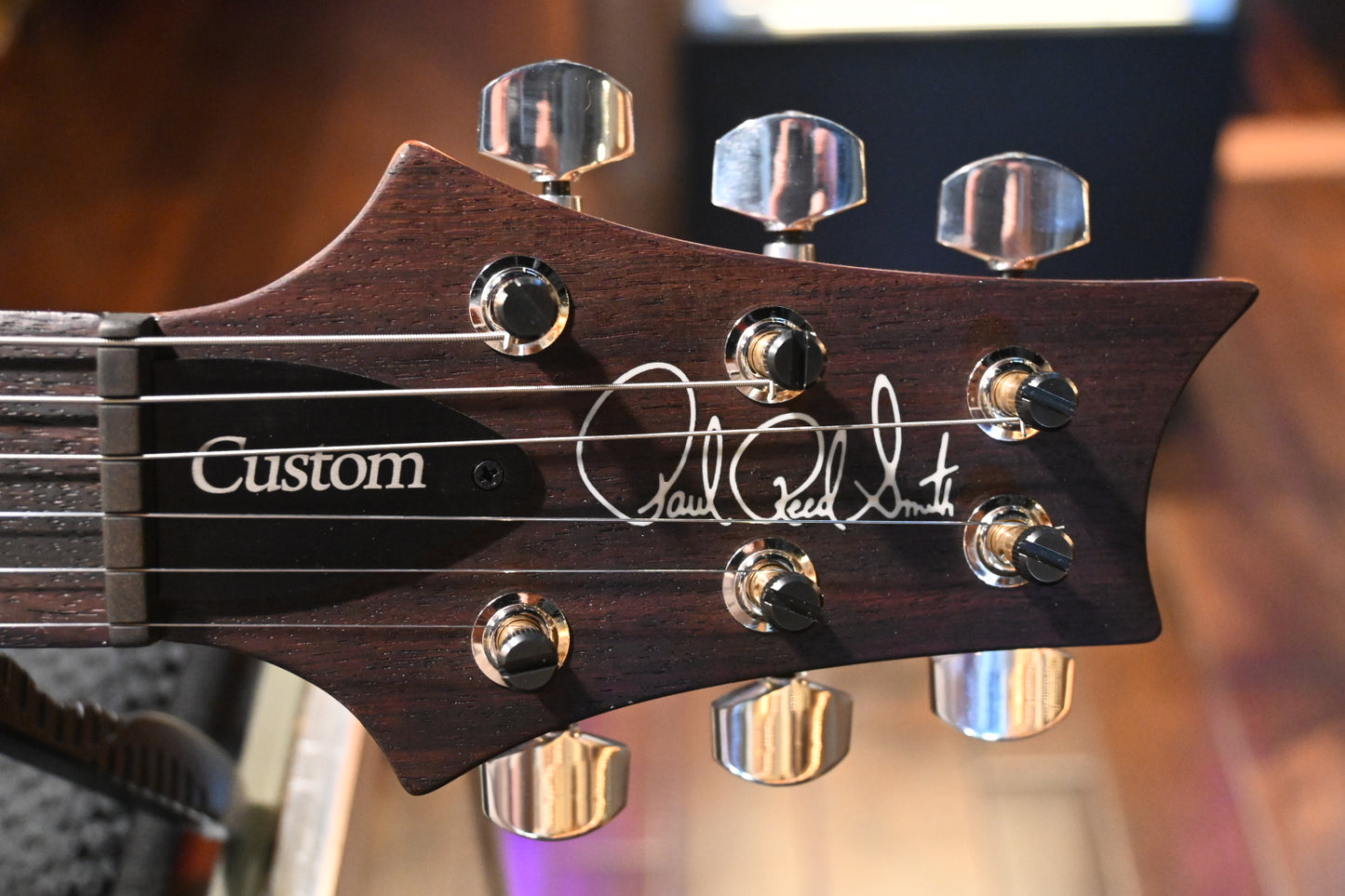 PRS Custom 24 10-Top Angel’s Step Maple - Purple Iris Guitar #1243 - Danville Music