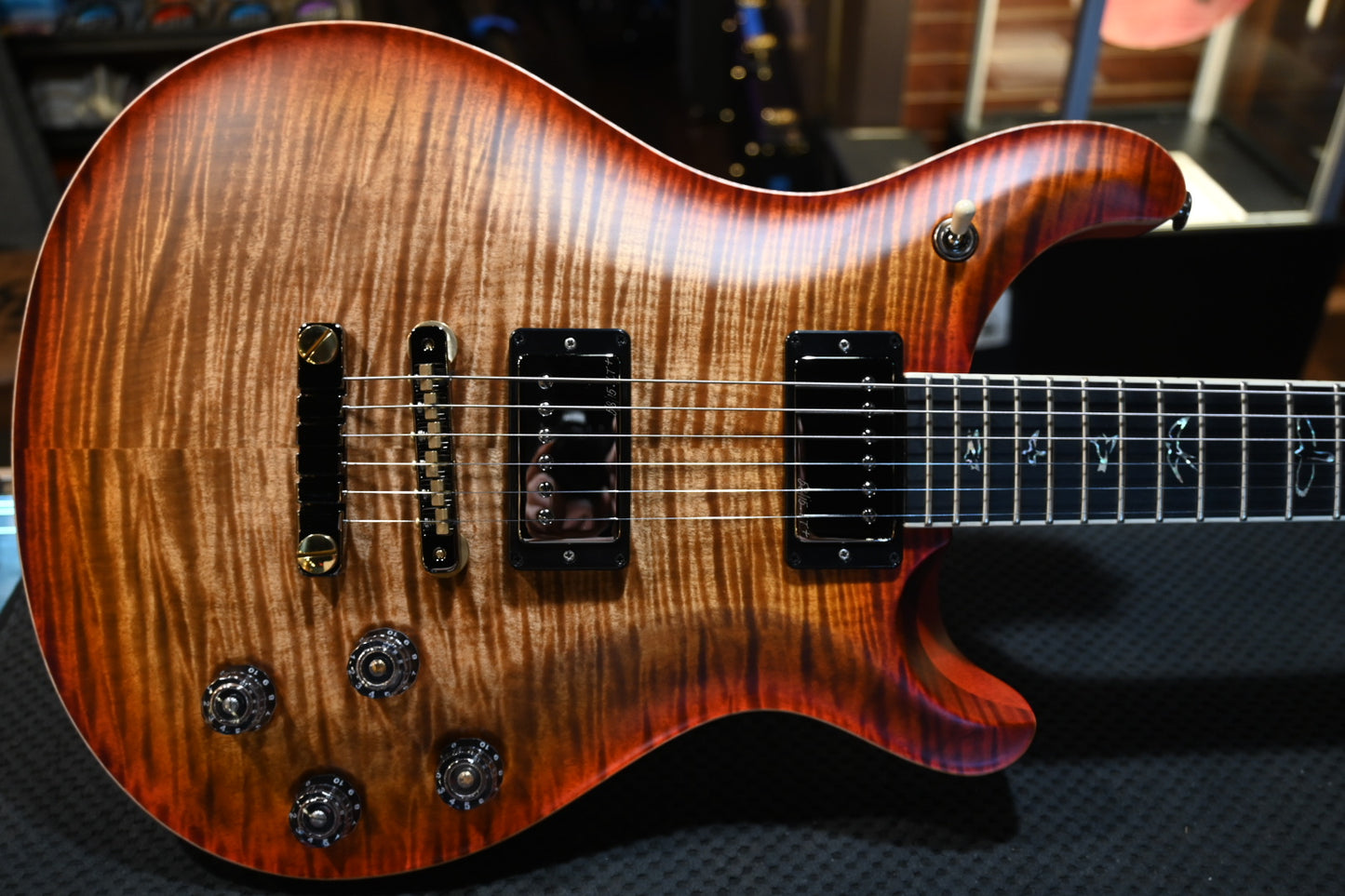PRS Wood Library McCarty 594 Korina Back and Neck - Autumn Sky Satin Guitar #7609 - Danville Music