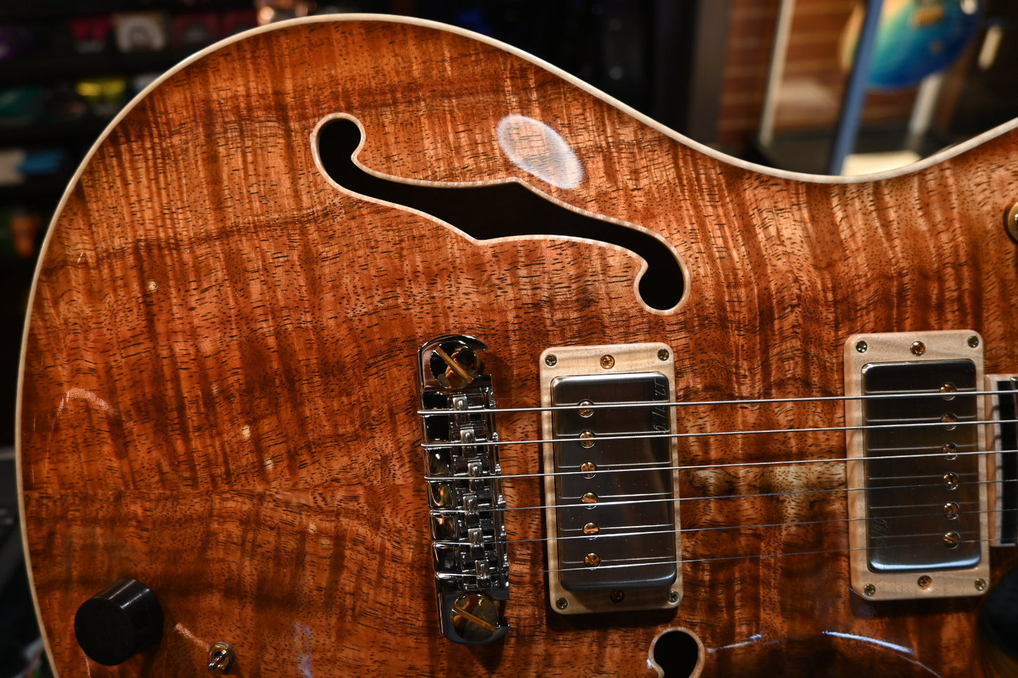 PRS Private Stock McCarty 594 Hollowbody II Piezo Koa - Natural Guitar #10210 - Danville Music
