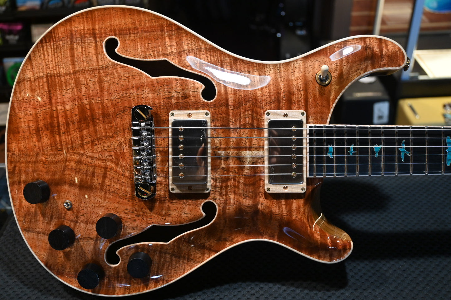 PRS Private Stock McCarty 594 Hollowbody II Piezo Koa - Natural Guitar #10210 - Danville Music