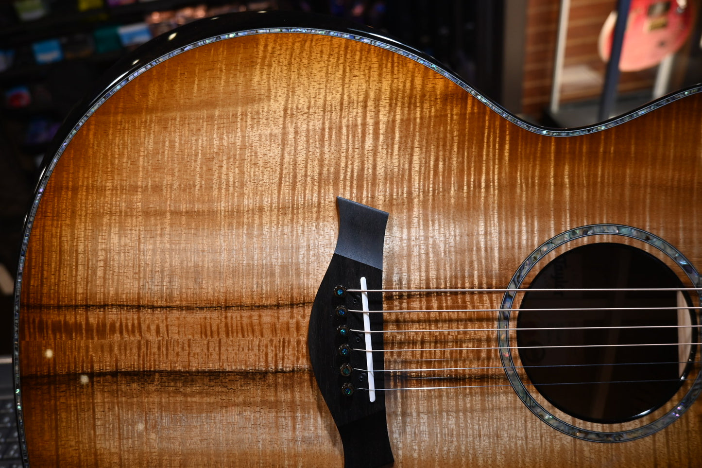 Taylor Custom GA Grand Auditorium Master Grade Koa (Catch #1) Guitar #2174 - Danville Music