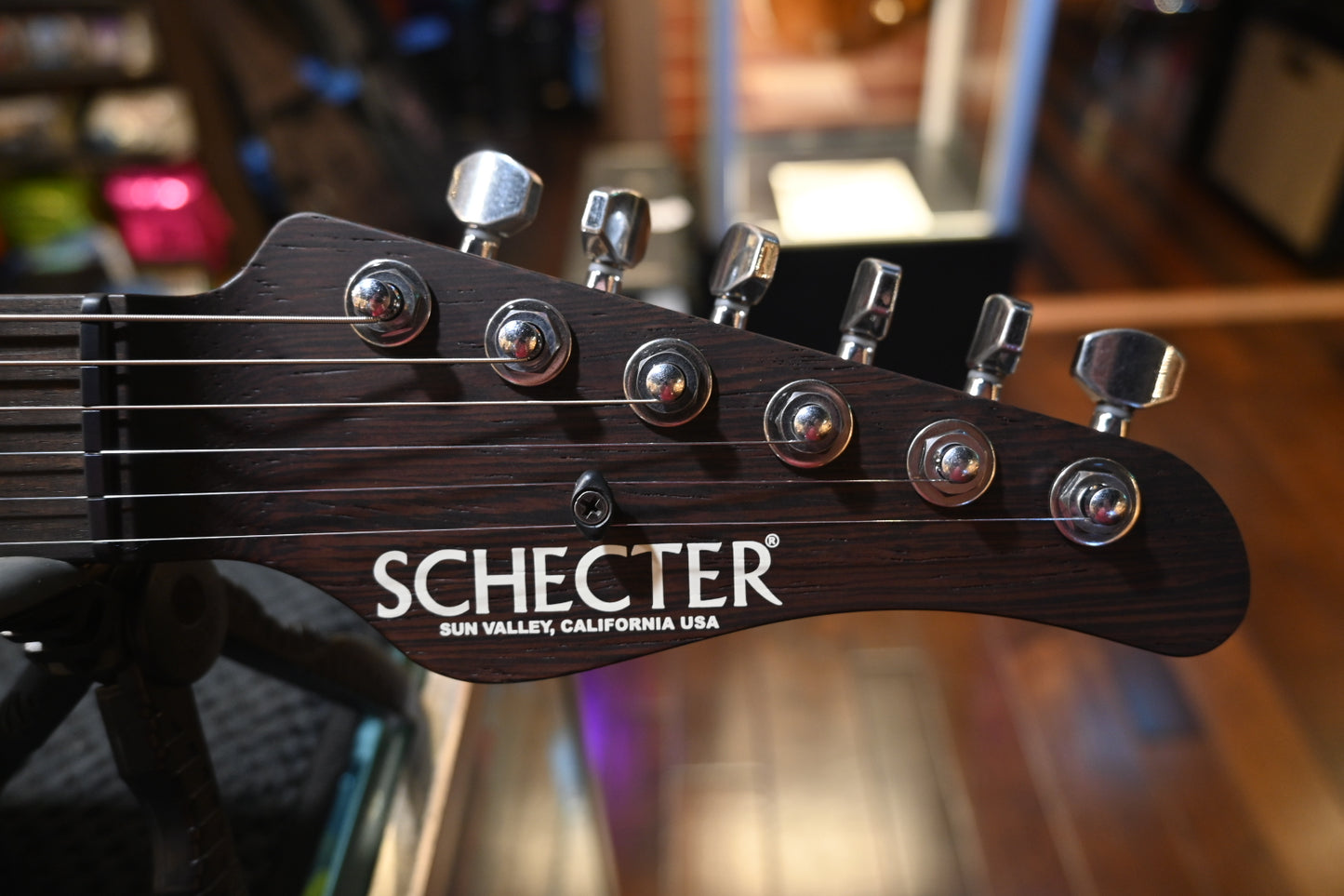 Schecter Nick Johnston USA Signature Nitro - Atomic Frost Guitar #5025 - Danville Music