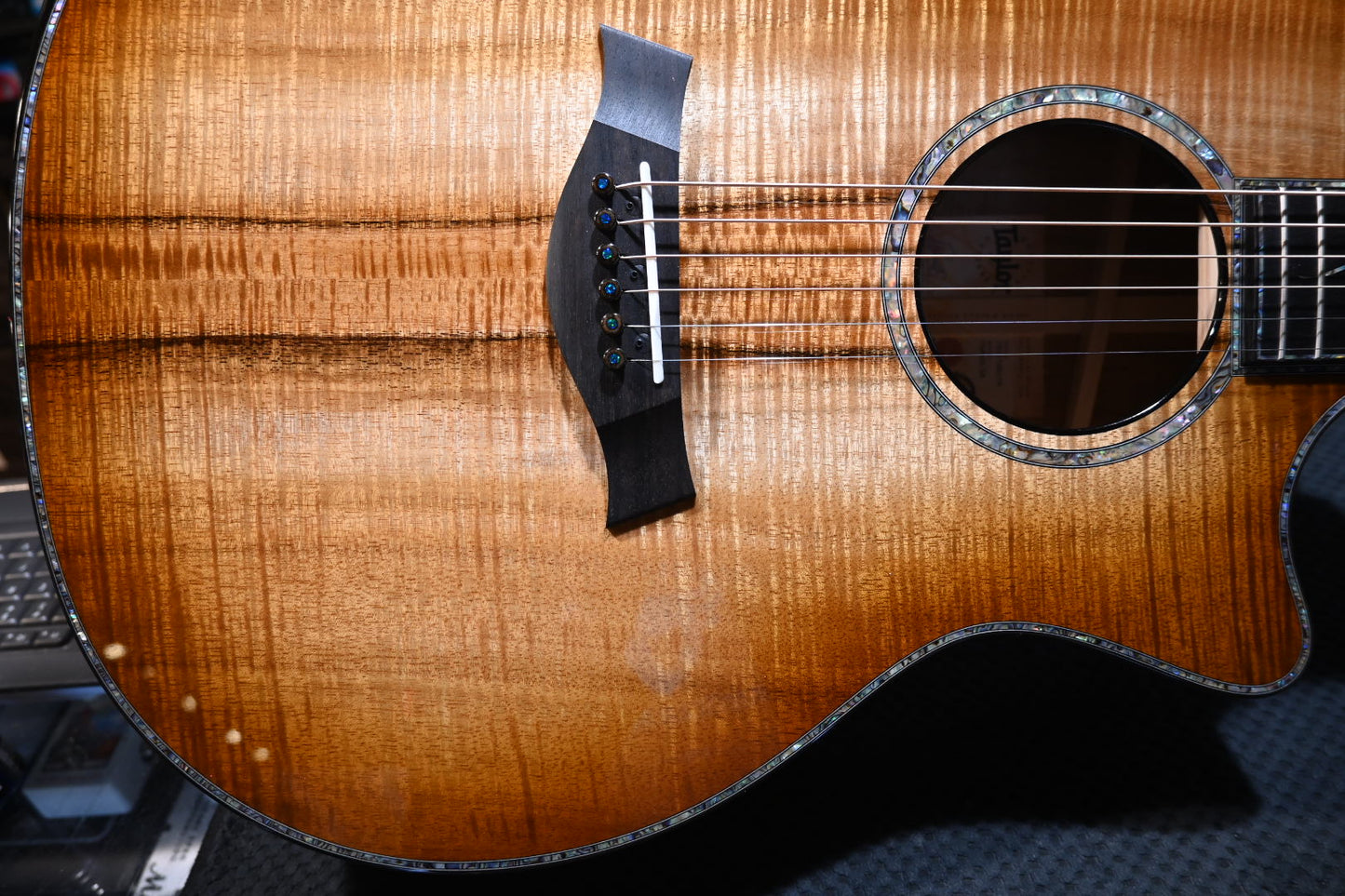 Taylor Custom GA Grand Auditorium Master Grade Koa (Catch #1) Guitar #2174 - Danville Music