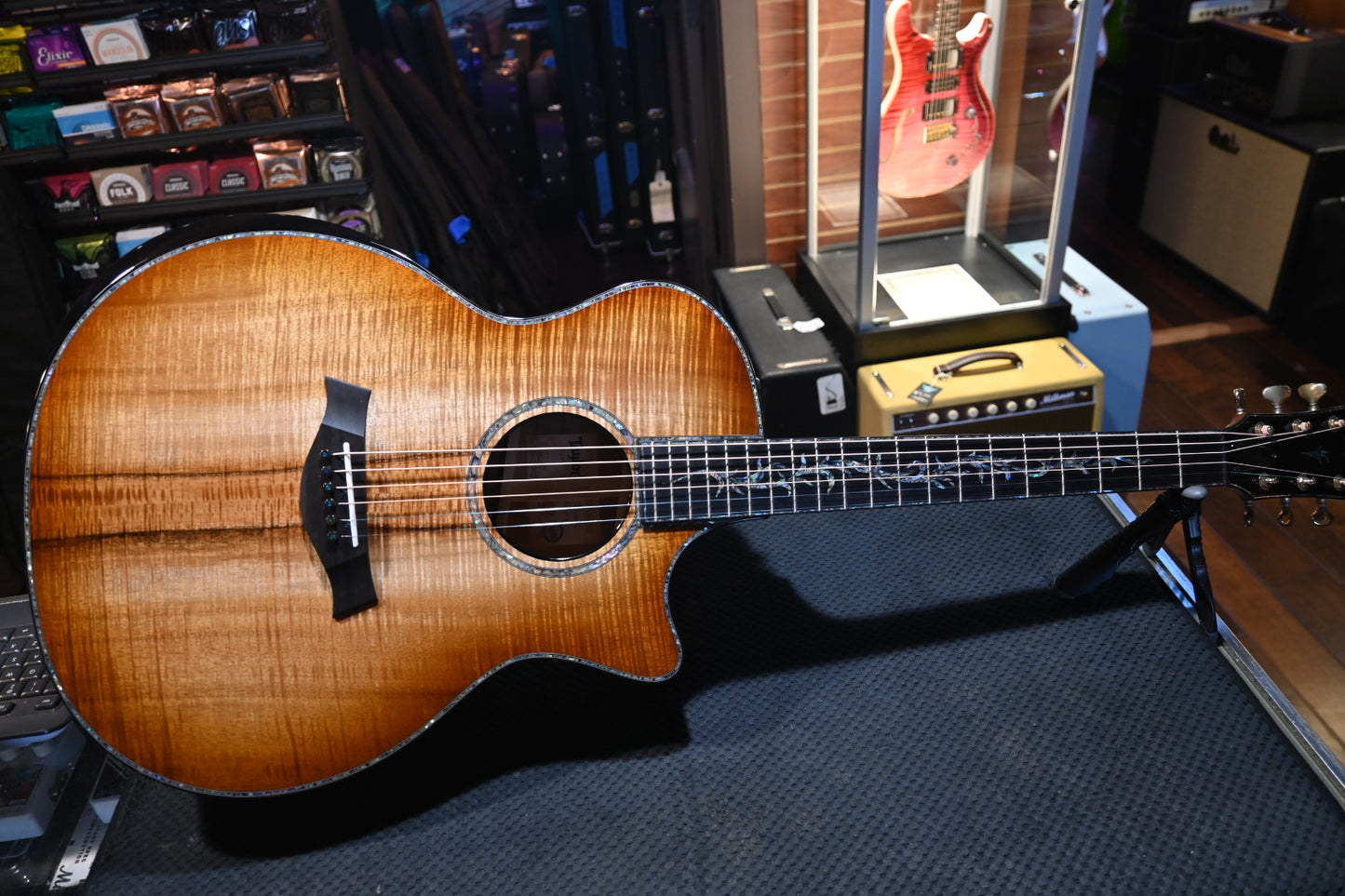 Taylor Custom GA Grand Auditorium Master Grade Koa (Catch #1) Guitar #2174 - Danville Music