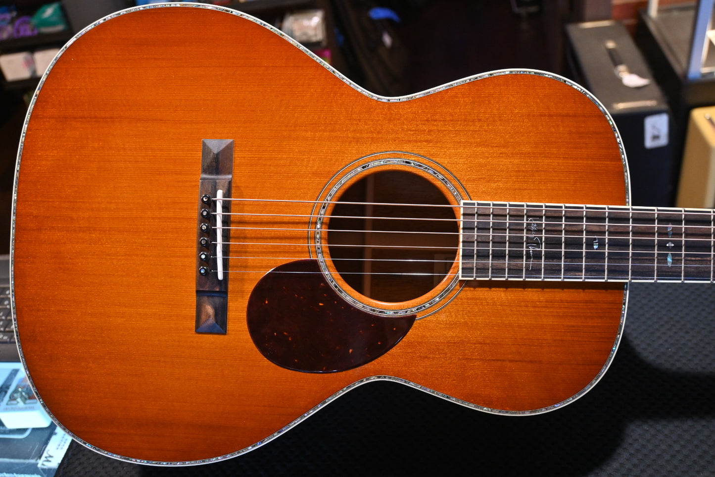 Santa Cruz HT 13 Happy Traum - Tobacco Guitar #1817 - Danville Music