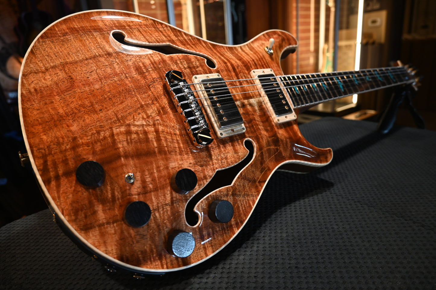 PRS Private Stock McCarty 594 Hollowbody II Piezo Koa - Natural Guitar #10210 - Danville Music
