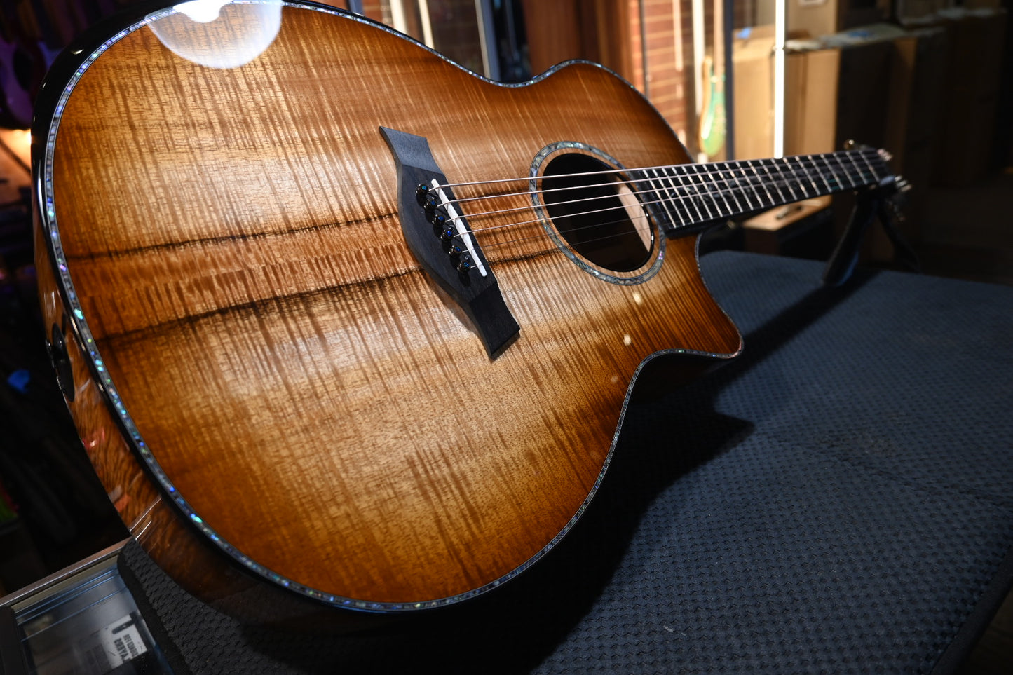 Taylor Custom GA Grand Auditorium Master Grade Koa (Catch #1) Guitar #2174 - Danville Music