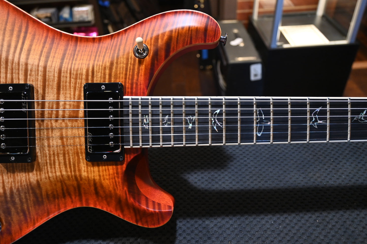 PRS Wood Library McCarty 594 Korina Back and Neck - Autumn Sky Satin Guitar #7609 - Danville Music