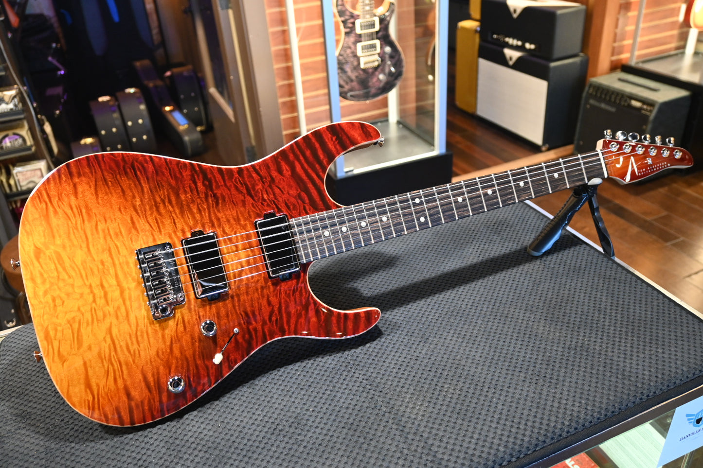 Tom Anderson Li’l Angel - Fire WakeSurf Guitar #522A - Danville Music