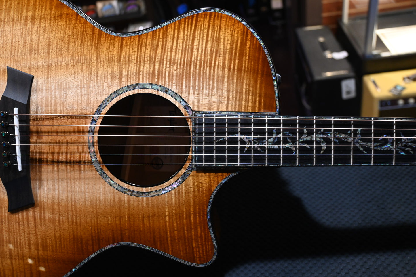Taylor Custom GA Grand Auditorium Master Grade Koa (Catch #1) Guitar #2174 - Danville Music