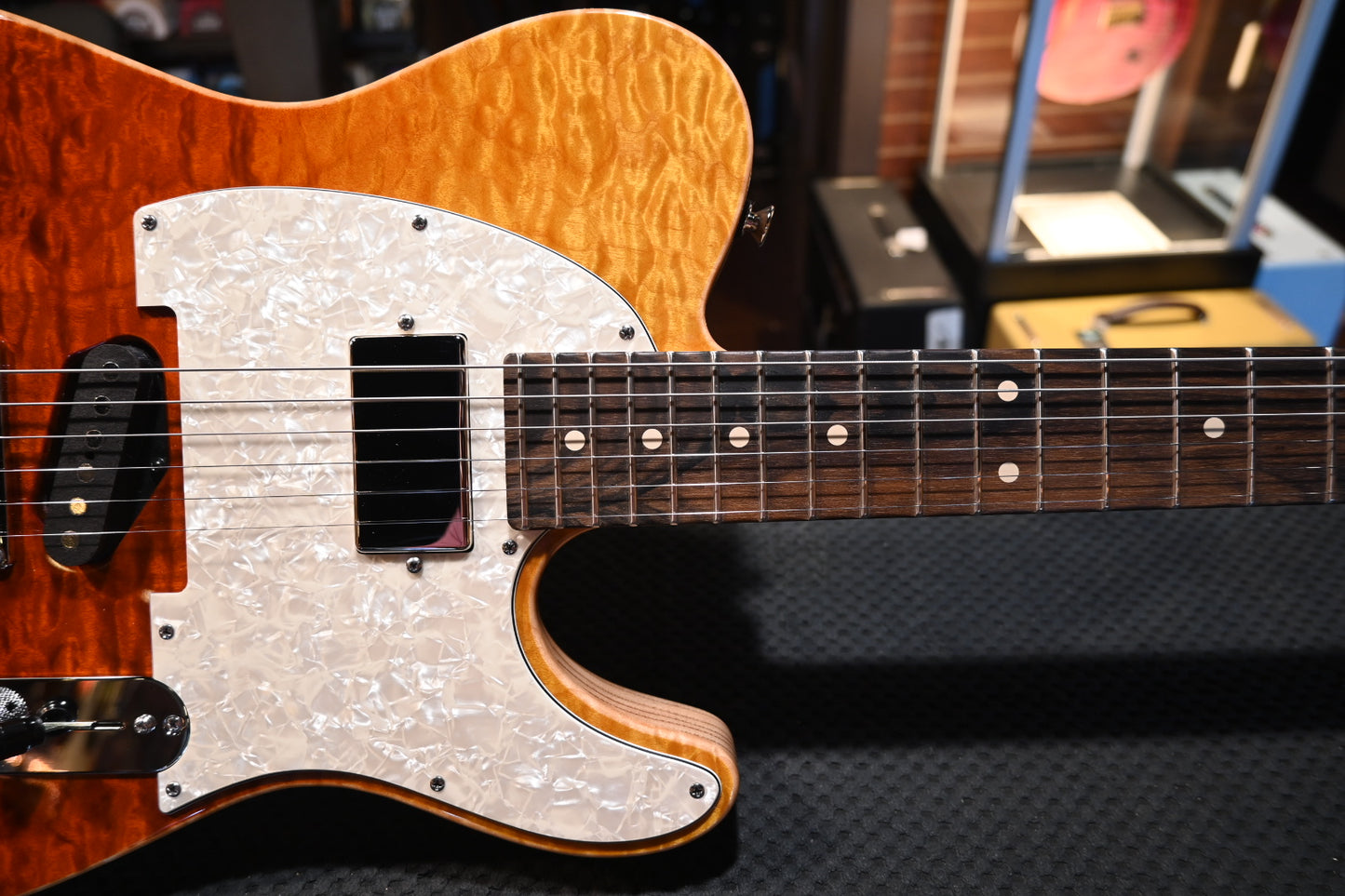 Tom Anderson Top T Classic - Fire Wipeout Guitar #222N - Danville Music