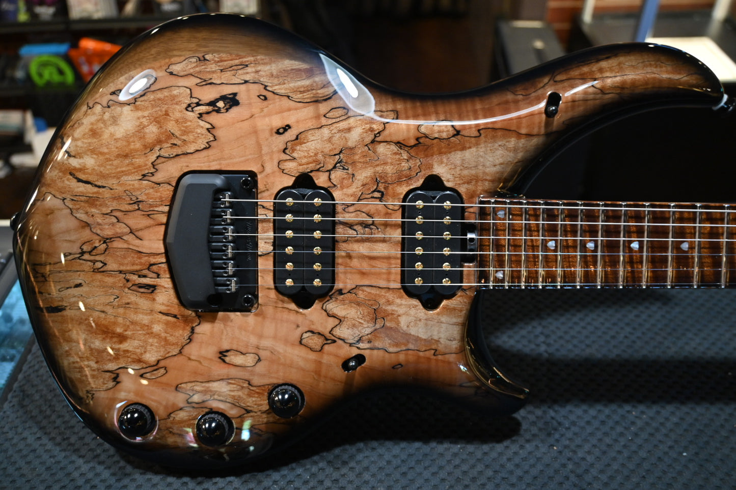 Music Man Majesty Maple Top 6-String - Spiced Melange Guitar #7091 - Danville Music