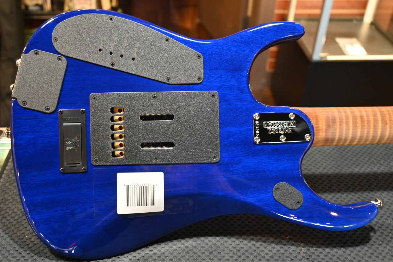 Music Man JP15 - Cerulean Blue Quilt Guitar #3050 - Danville Music