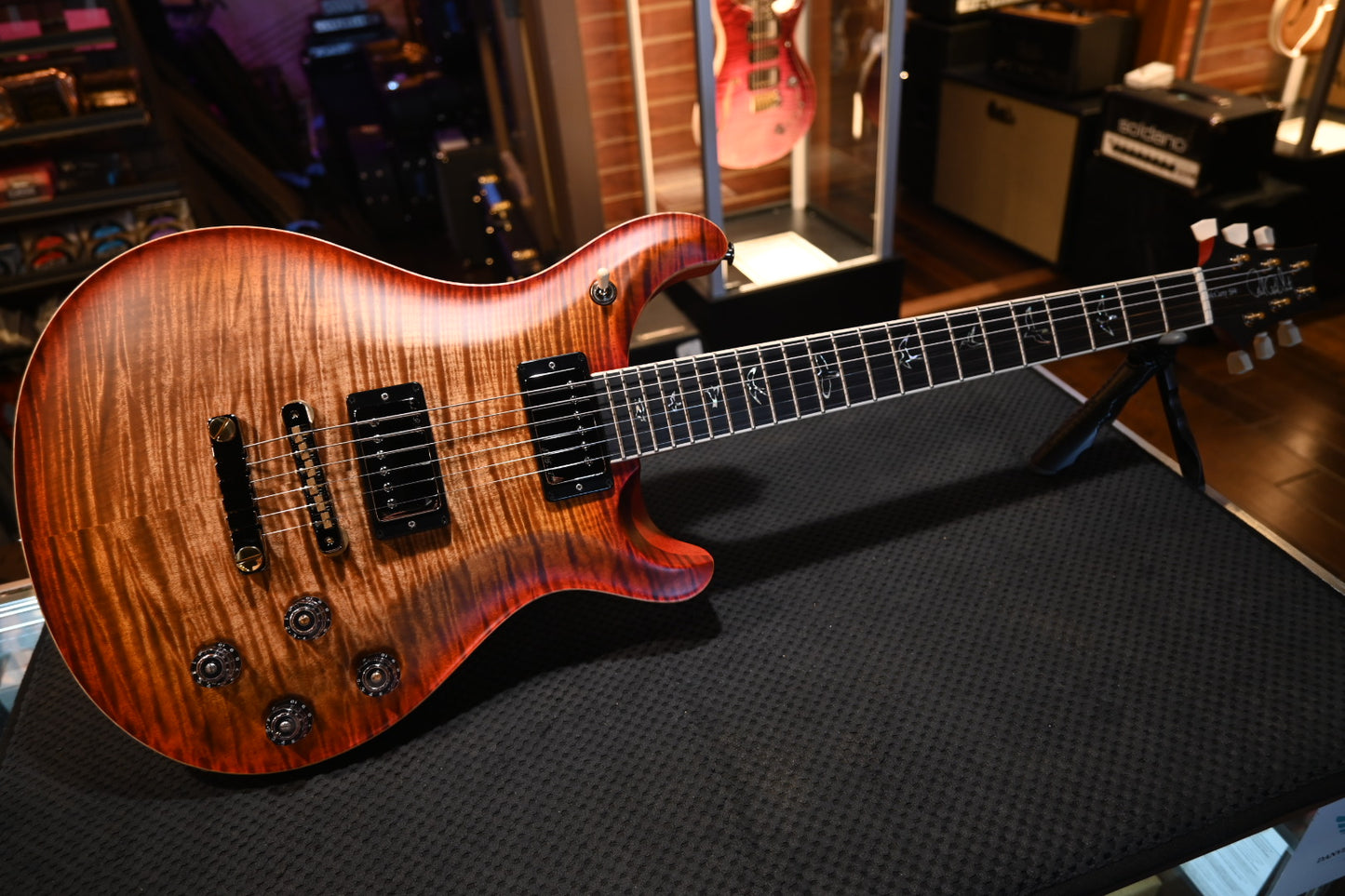 PRS Wood Library McCarty 594 Korina Back and Neck - Autumn Sky Satin Guitar #7609 - Danville Music
