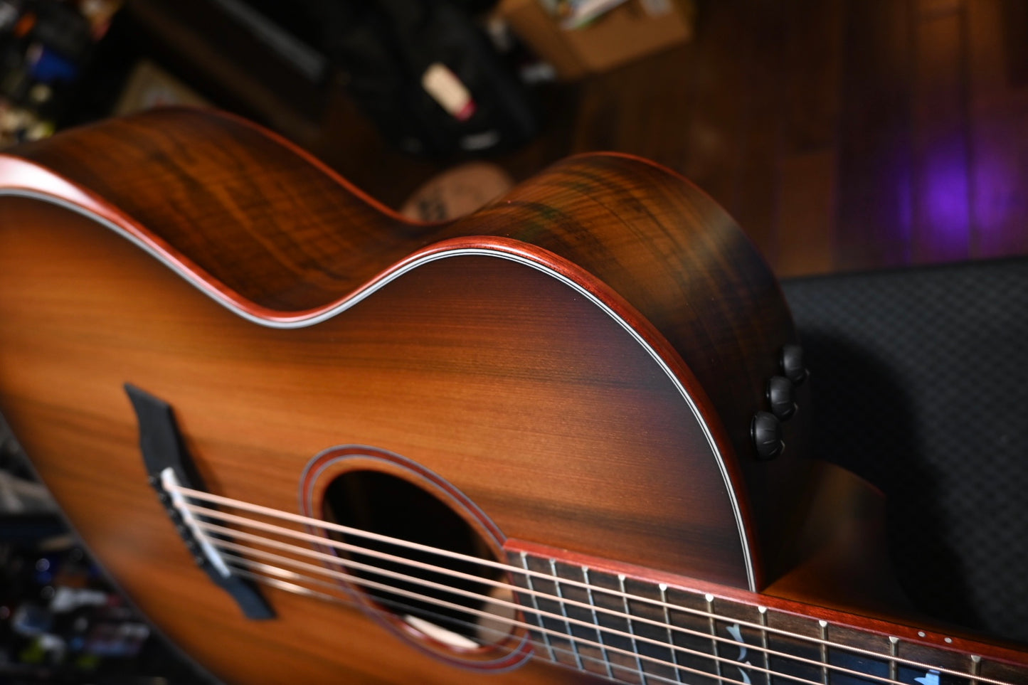 Taylor Custom GA Stripy Sinker Redwood/Queen’s Walnut Guitar #2185 - Danville Music