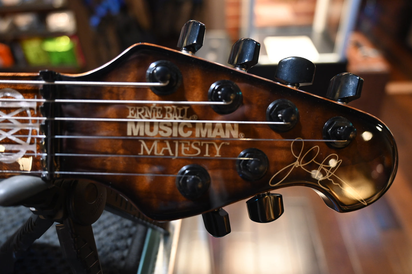 Music Man Majesty Maple Top 6-String - Spiced Melange Guitar #7091 - Danville Music