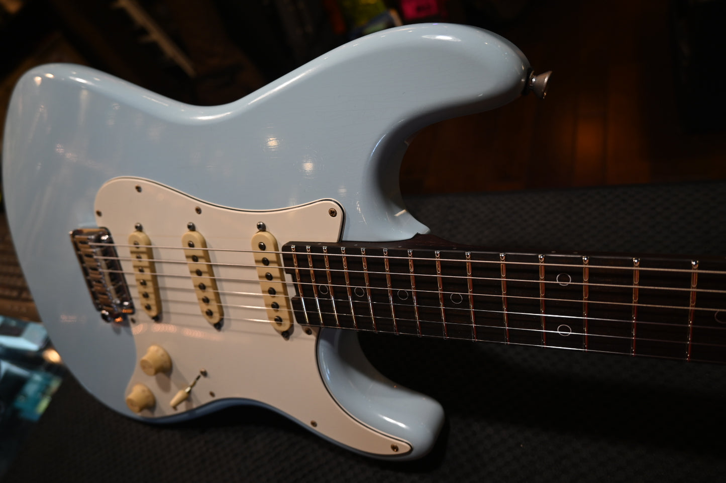 Schecter Nick Johnston USA Signature Nitro - Atomic Frost Guitar #5025 - Danville Music