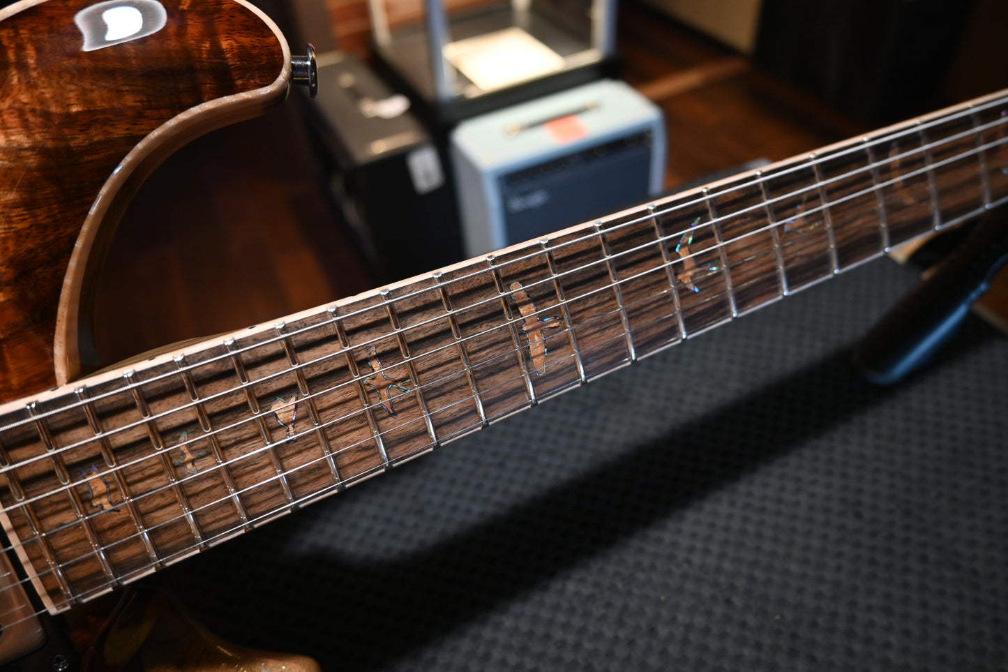 PRS Private Stock Special Semi-Hollow Koa - Natural with Light Smokeburst Guitar #9972 - Danville Music
