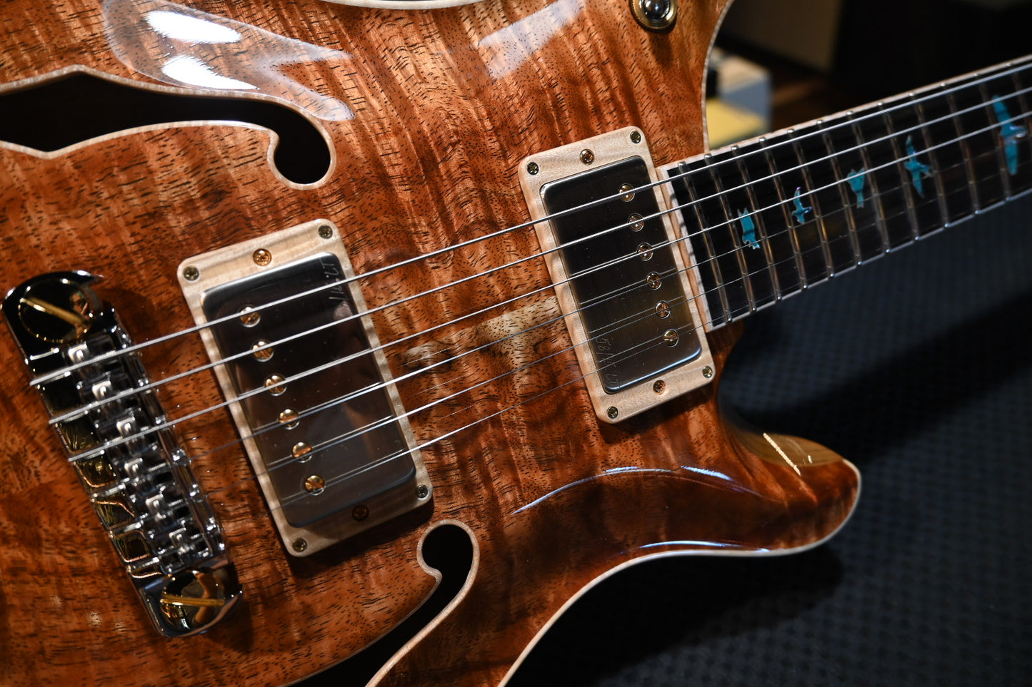 PRS Private Stock McCarty 594 Hollowbody II Piezo Koa - Natural Guitar #10210 - Danville Music