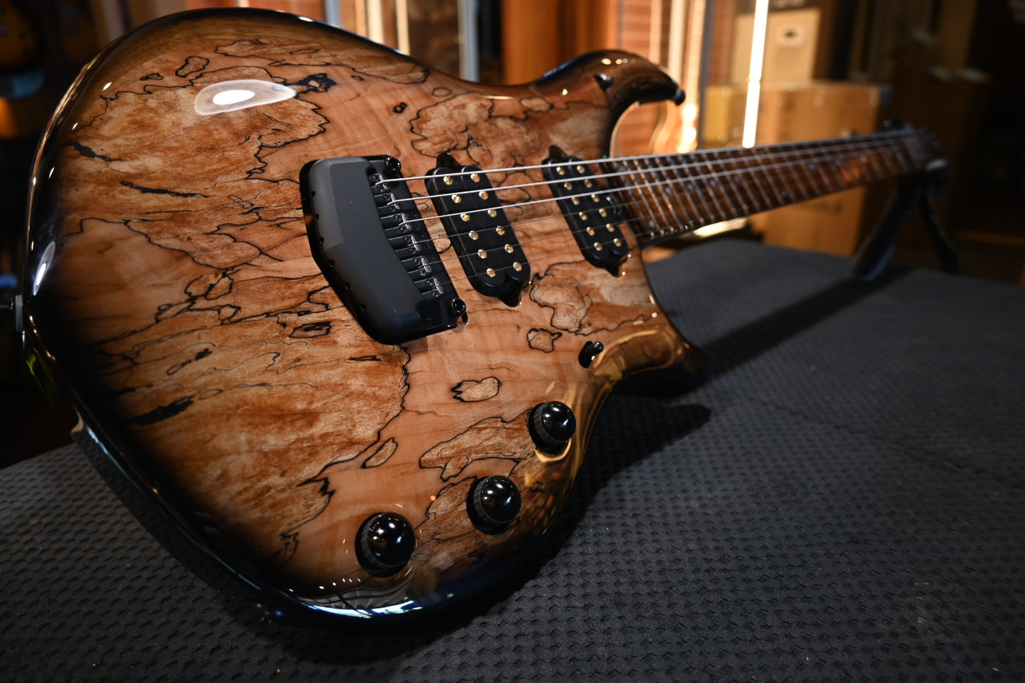 Music Man Majesty Maple Top 6-String - Spiced Melange Guitar #7091 - Danville Music