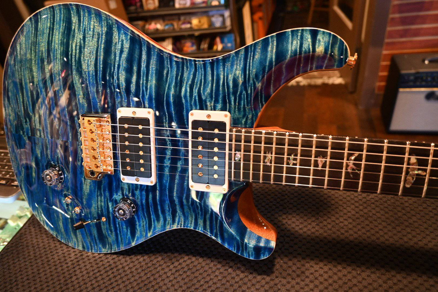 PRS Paul Reed Smith Custom 24-08 Artist Package - River Blue #8177 - Danville Music