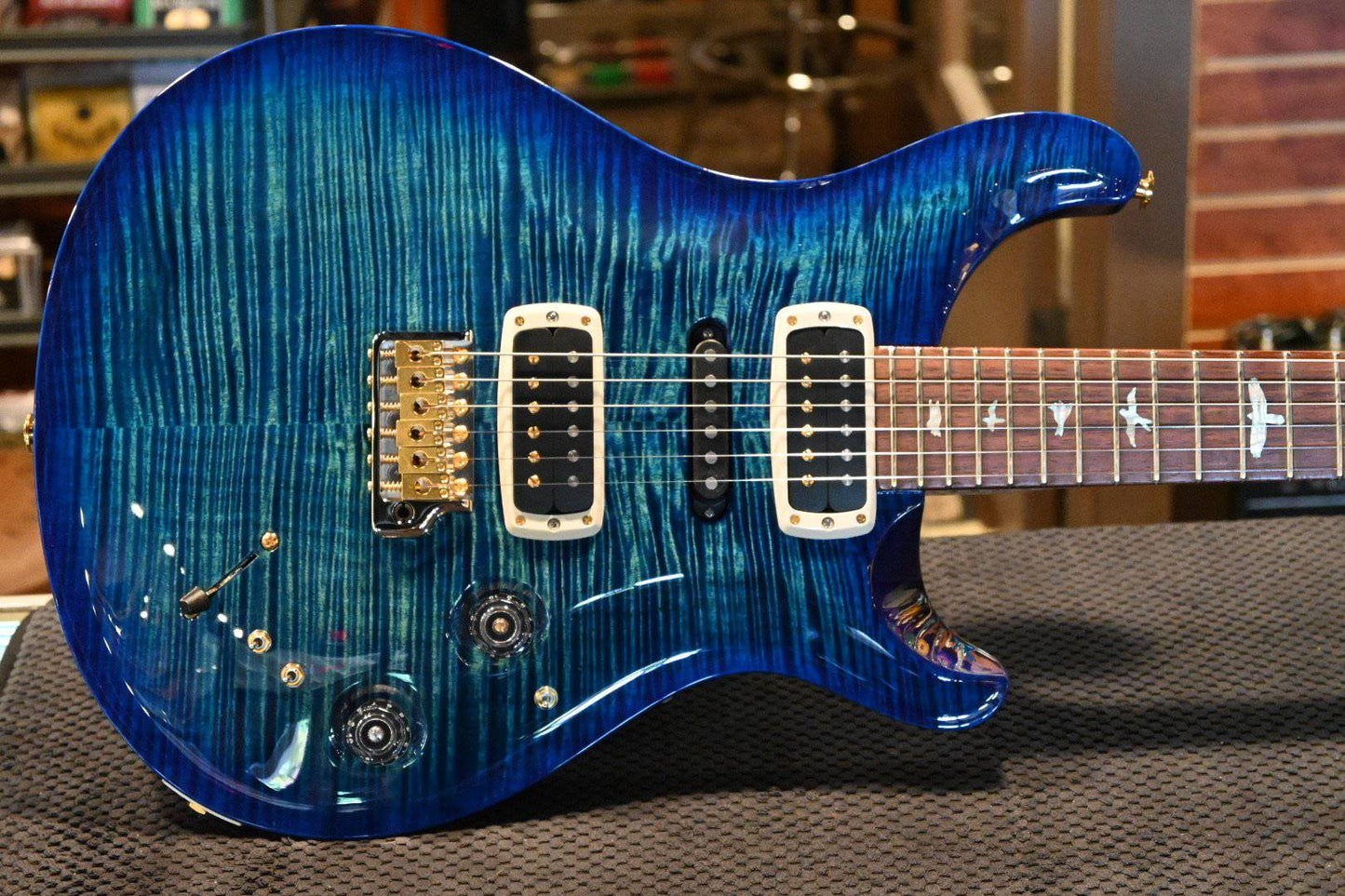 PRS Paul Reed Smith Experience 2020 PRS Modern Eagle V LTD 10-Top - River Blue Burst #5650 - Danville Music