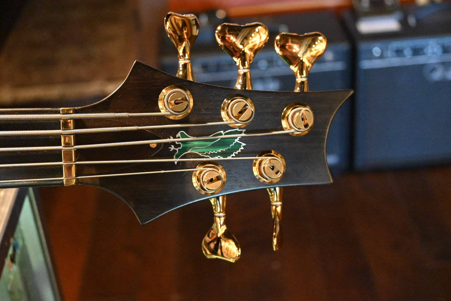 PRS Paul Reed Smith Private Stock Grainger 5 - Malachite Top/Natural Back with Grainfill #8426 - Danville Music