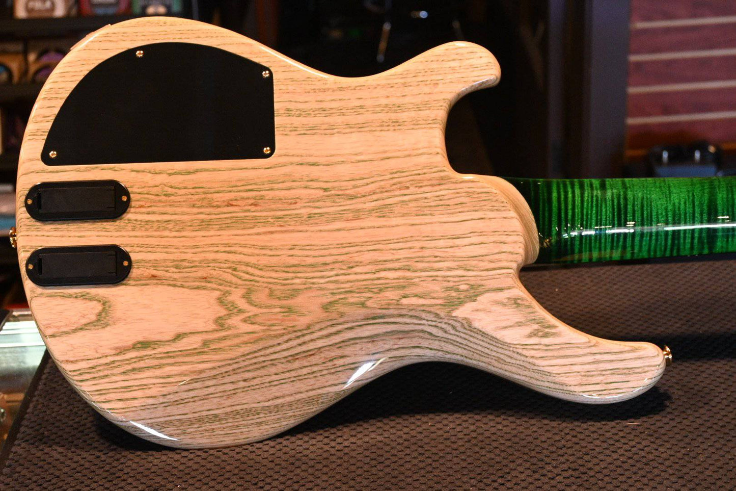 PRS Paul Reed Smith Private Stock Grainger 5 - Malachite Top/Natural Back with Grainfill #8426 - Danville Music