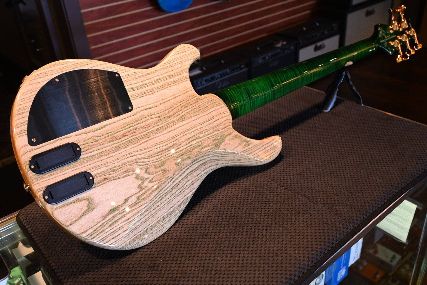 PRS Paul Reed Smith Private Stock Grainger 5 - Malachite Top/Natural Back with Grainfill #8426 - Danville Music