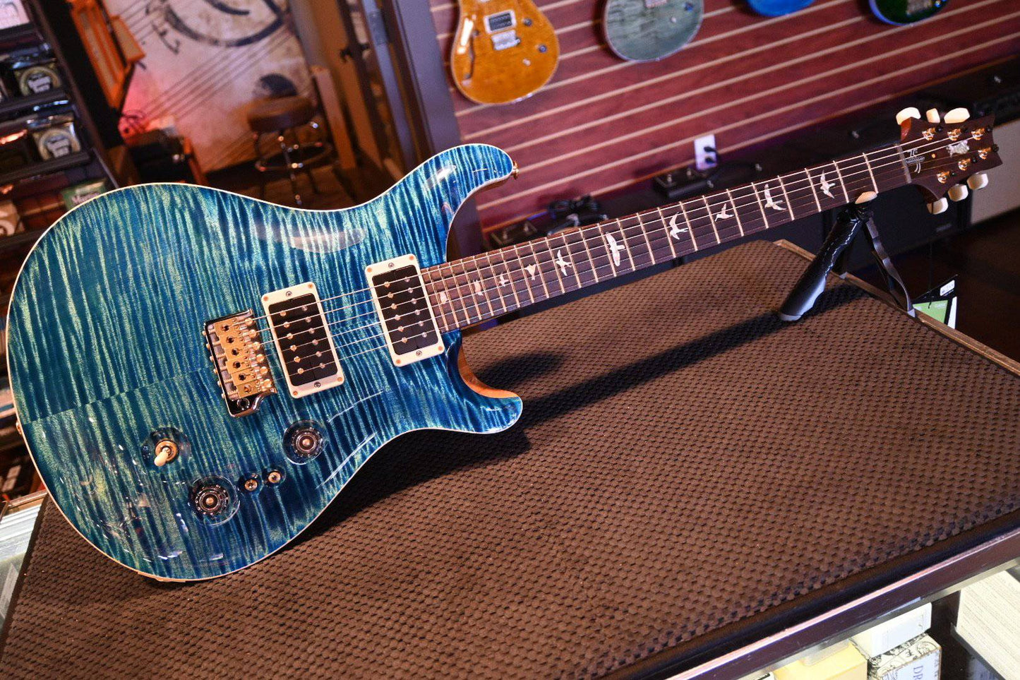 PRS Paul Reed Smith 35th Anniversary Custom 24 10-Top - River Blue #8384 - Danville Music