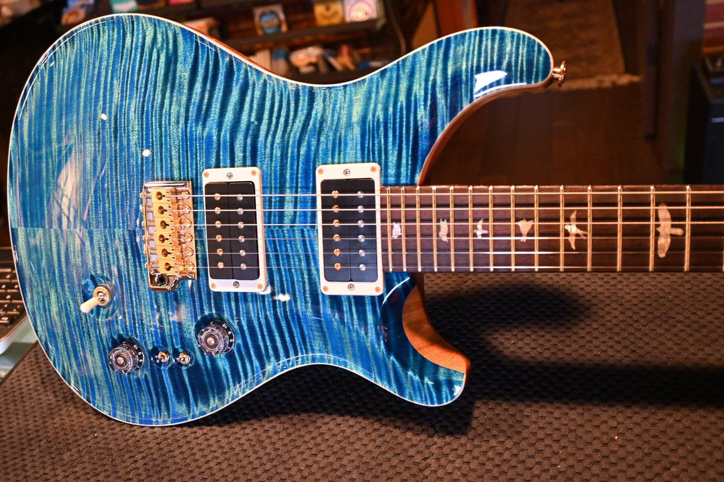 PRS Paul Reed Smith 35th Anniversary Custom 24 10-Top - River Blue #8384 - Danville Music