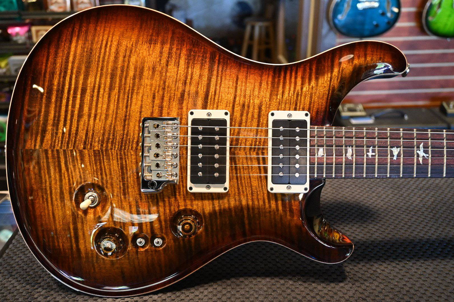 PRS Paul Reed Smith 35th Anniversary Custom 24 - Amber Dark Cherry Burst - Danville Music