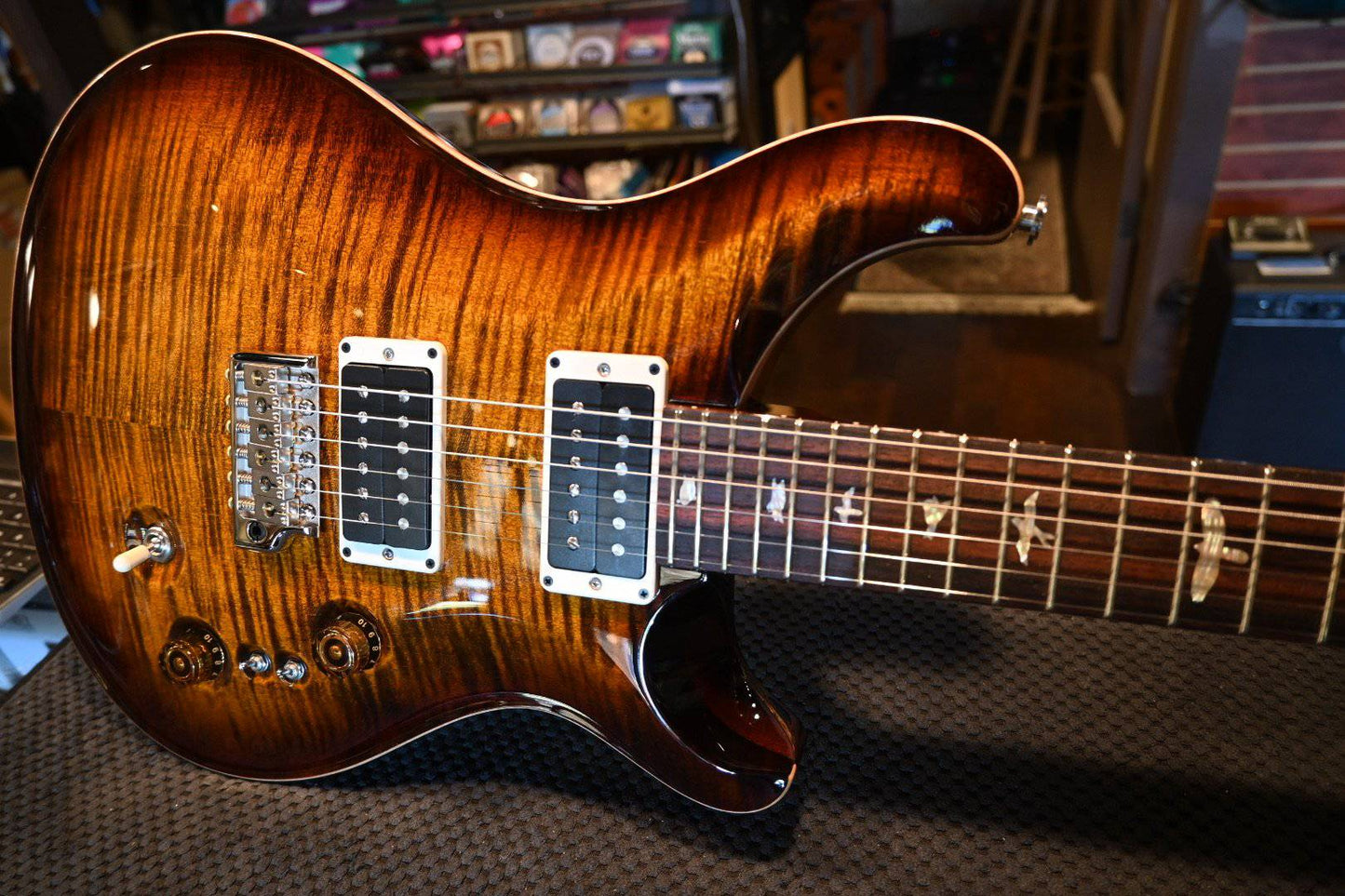 PRS Paul Reed Smith 35th Anniversary Custom 24 - Amber Dark Cherry Burst - Danville Music