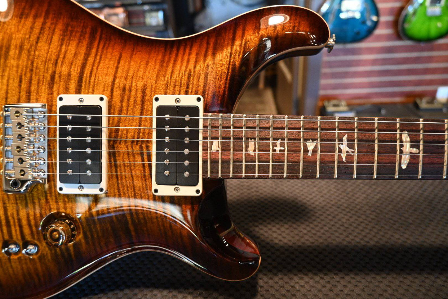 PRS Paul Reed Smith 35th Anniversary Custom 24 - Amber Dark Cherry Burst - Danville Music