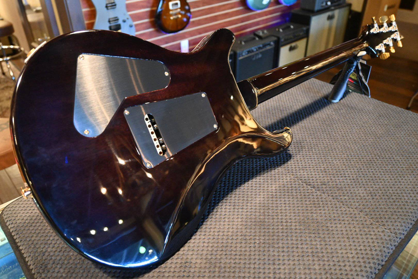 PRS Paul Reed Smith Custom 24 One-Piece 10-Top Artist Package Upgrades - Purple Mist #8368 - Danville Music