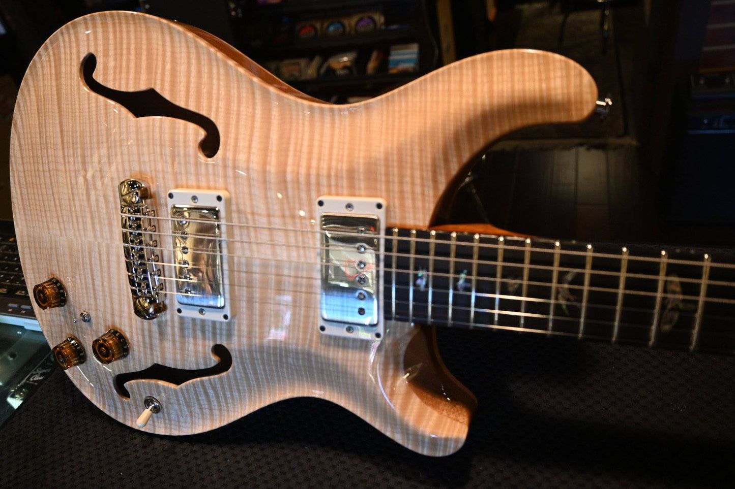 PRS Paul Reed Smith Hollowbody II Piezo Artist Package - Natural #5035 - Danville Music