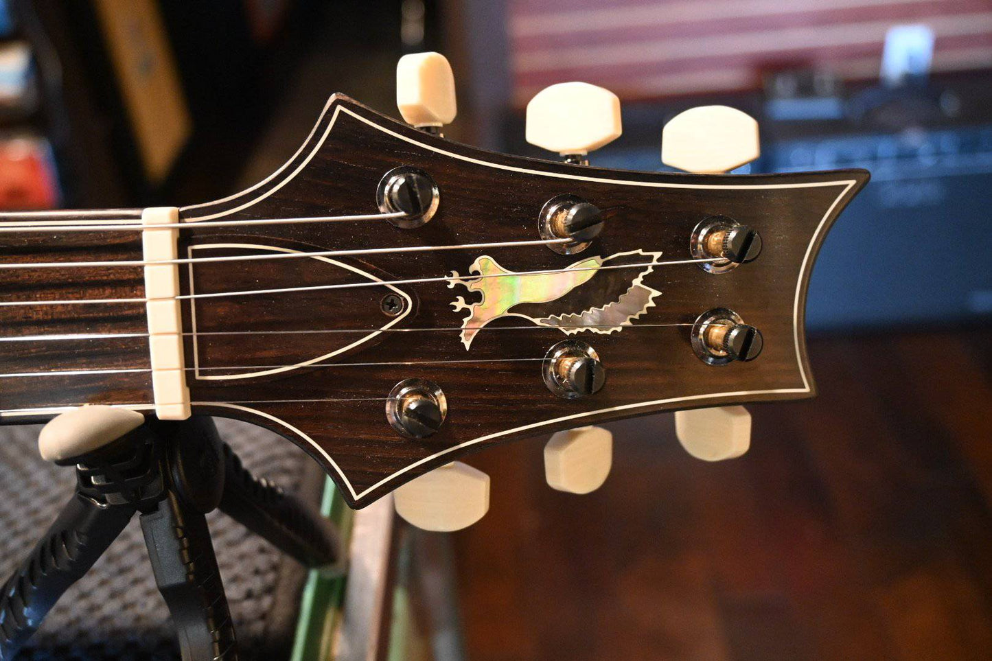 PRS Paul Reed Smith Private Stock DGT - Charcoal/Black with White Grainfill #8657 - Danville Music
