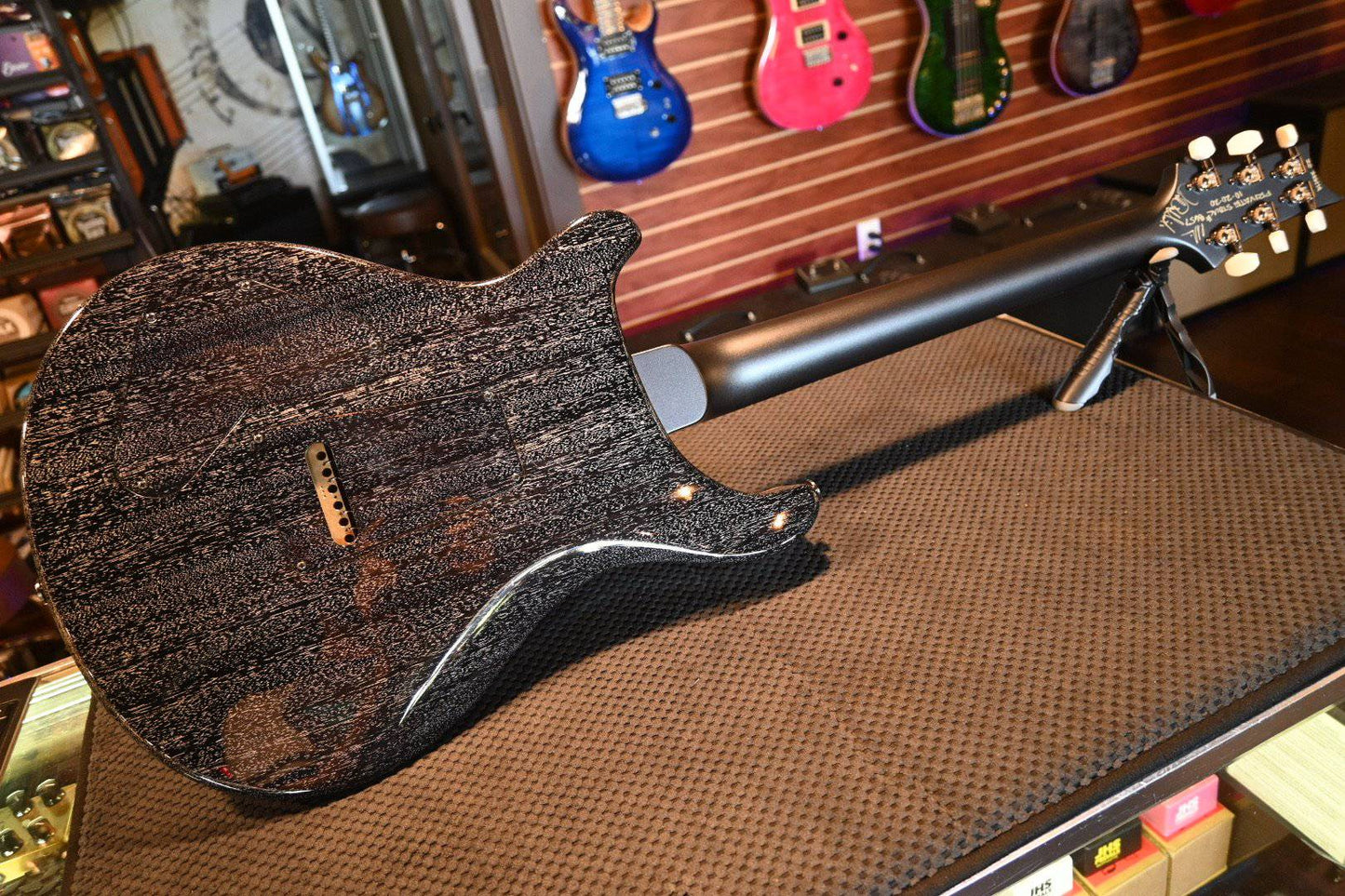 PRS Paul Reed Smith Private Stock DGT - Charcoal/Black with White Grainfill #8657 - Danville Music